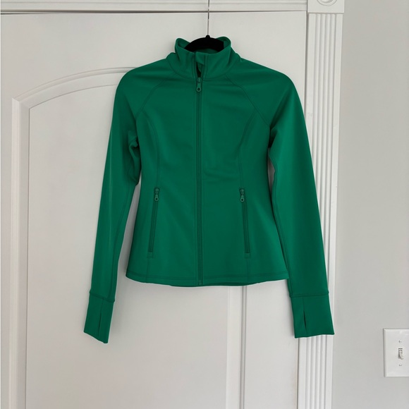 girlfriend collective Jackets & Blazers - Girlfriend collective Emerald Green Full-Zip fitness Jacket